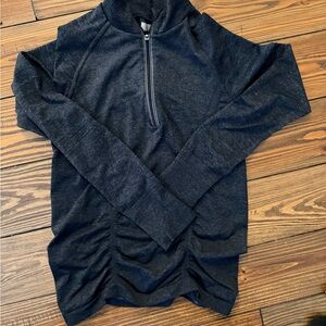 Athleta Women's Black Zip-Up Top